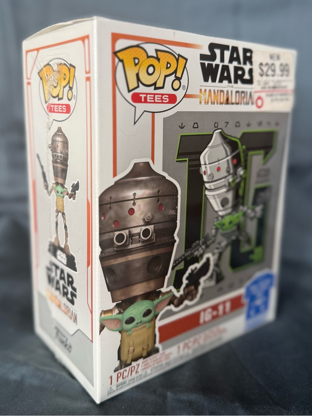 Funko Pop! Tees - Star Wars The Mandalorian IG-11 & Grogu Vinyl Figure